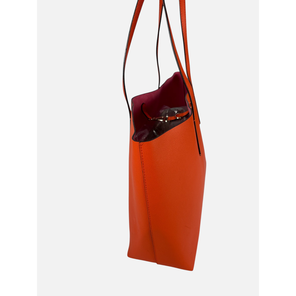 EUC Kate Spade Molly Leather Tote Bag Medium Shoulder Bag ORANGE Handbag Satchel - Picture 3 of 12
